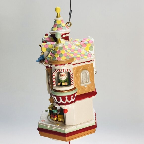 Magic Ornament Workshop Clock Movement Sound Light 2004 Hallmark Keepsake - Picture 5 of 12